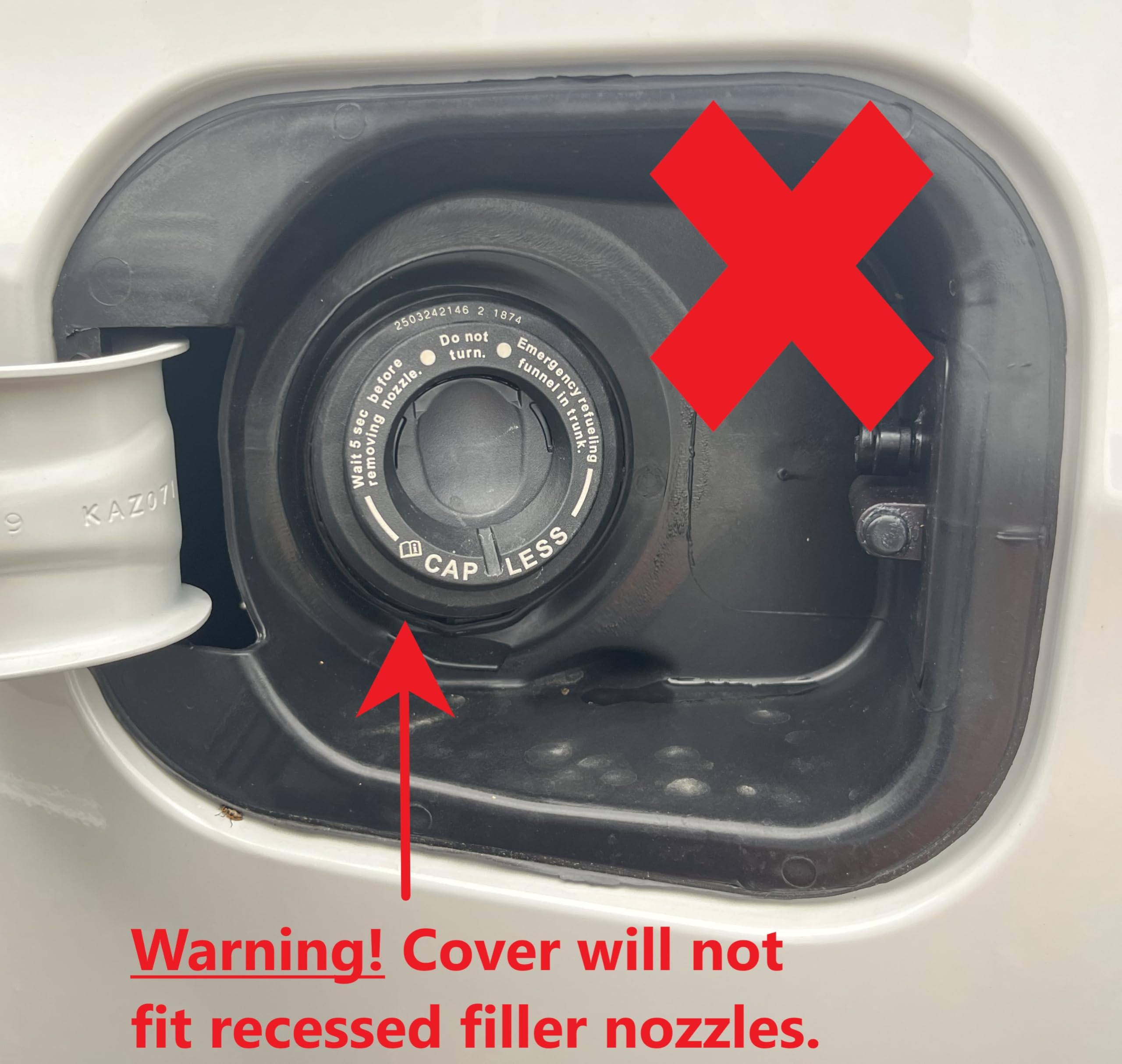 Amazon.com: Cap & Shield Tethered 2.75inch ID, Capless Gas Cap