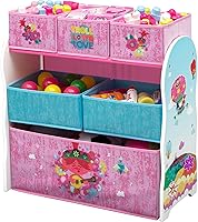 Vista 17 de Delta Children Design & Store Organizador de almacenamiento de juguetes de 6 compartimientos, Disney Princess