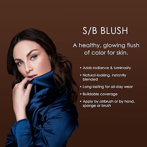 Miniatura 4 de TEMPTU SB - Juego de iniciación de rubor aerógrafo a base de silicona maquillaje de larga duración fórmula de construcción teñida que ilumina la tez