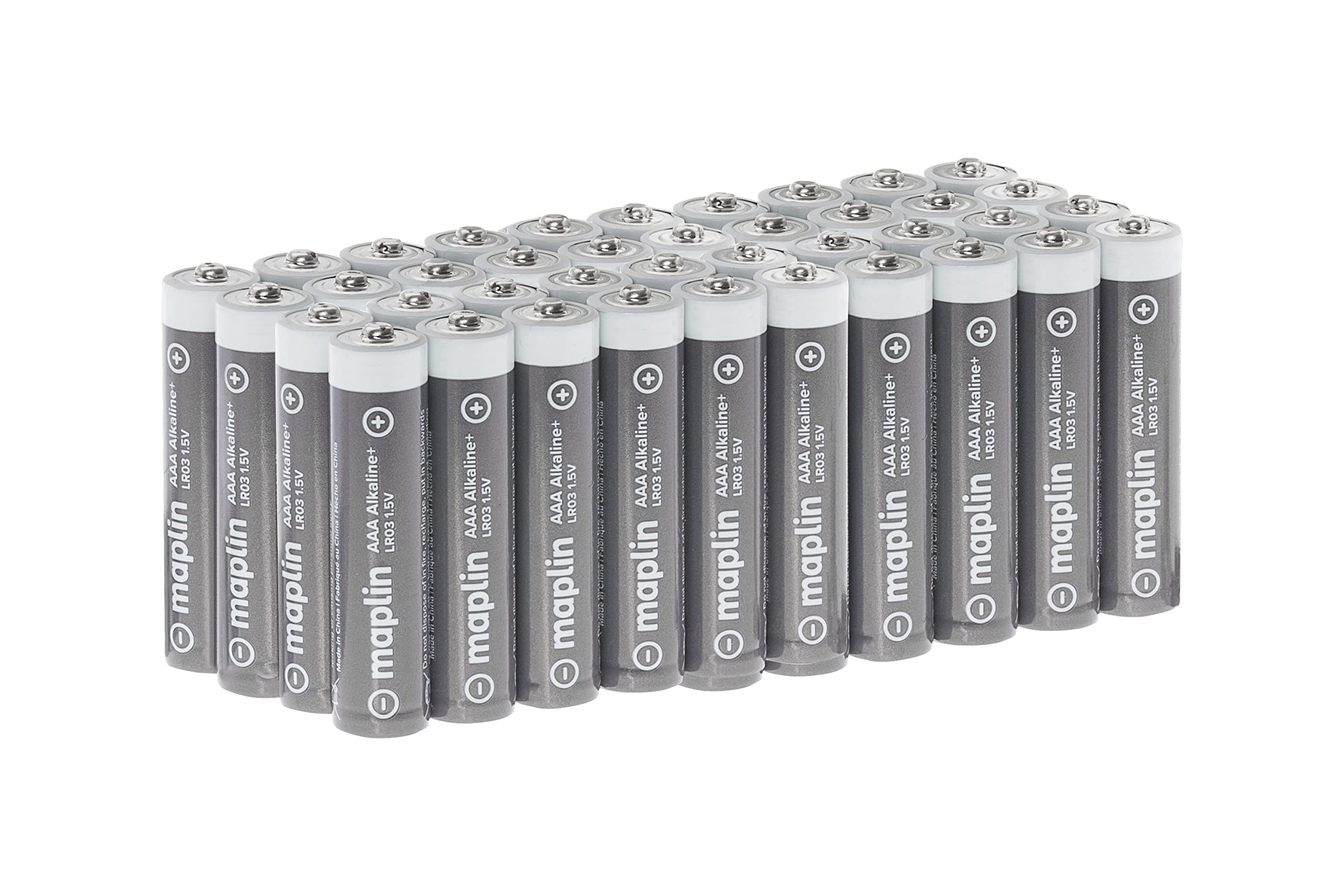 Maplin LR03X40 Extra Long Life High Performance Alkaline AAA Batteries - Pack of 40