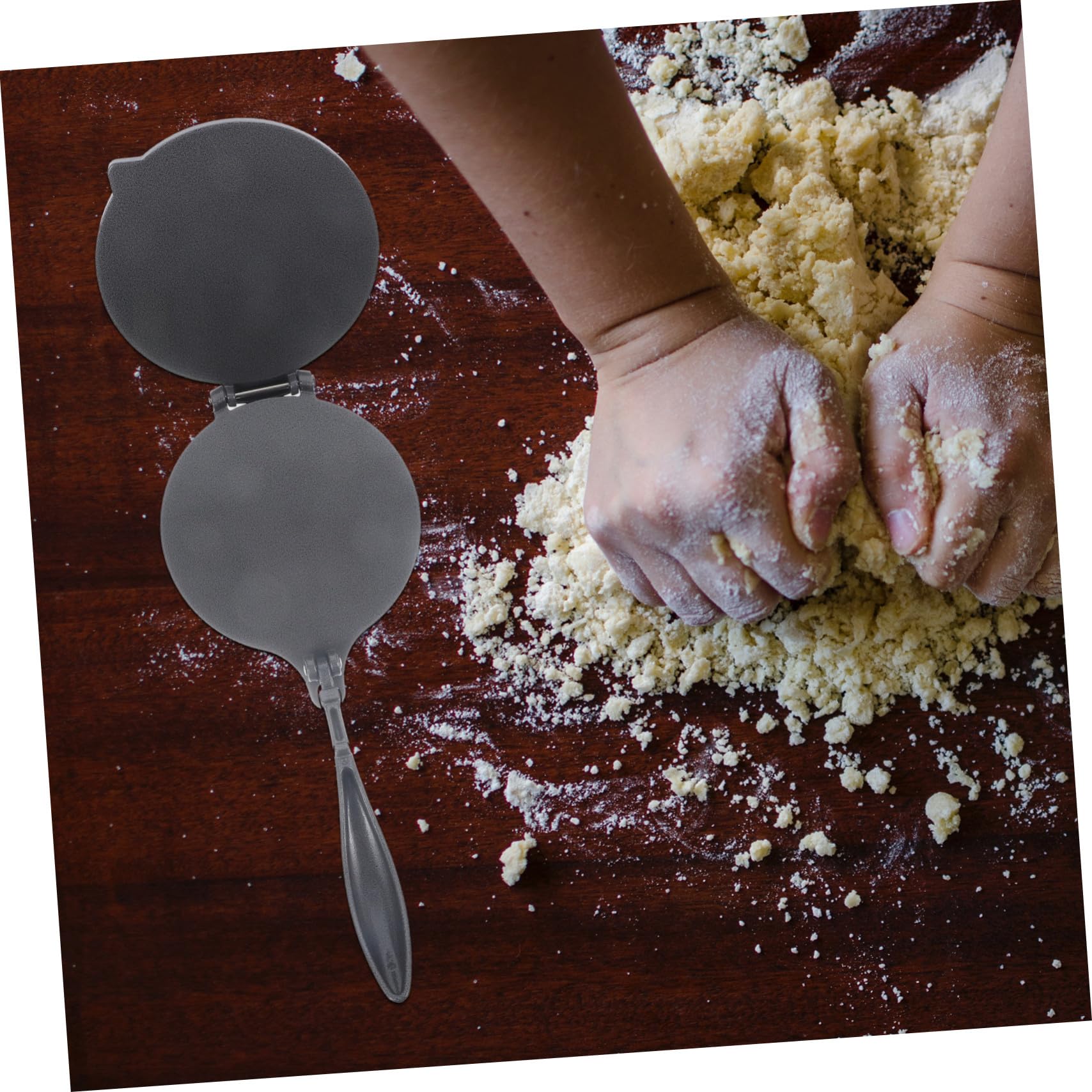 Prensa de Tortillas de Aluminio para Cocina Herramienta Manual para Hacer Tortillas Empanadas Pizzas y Pasteles Fácil Limpieza y Uso Doméstico