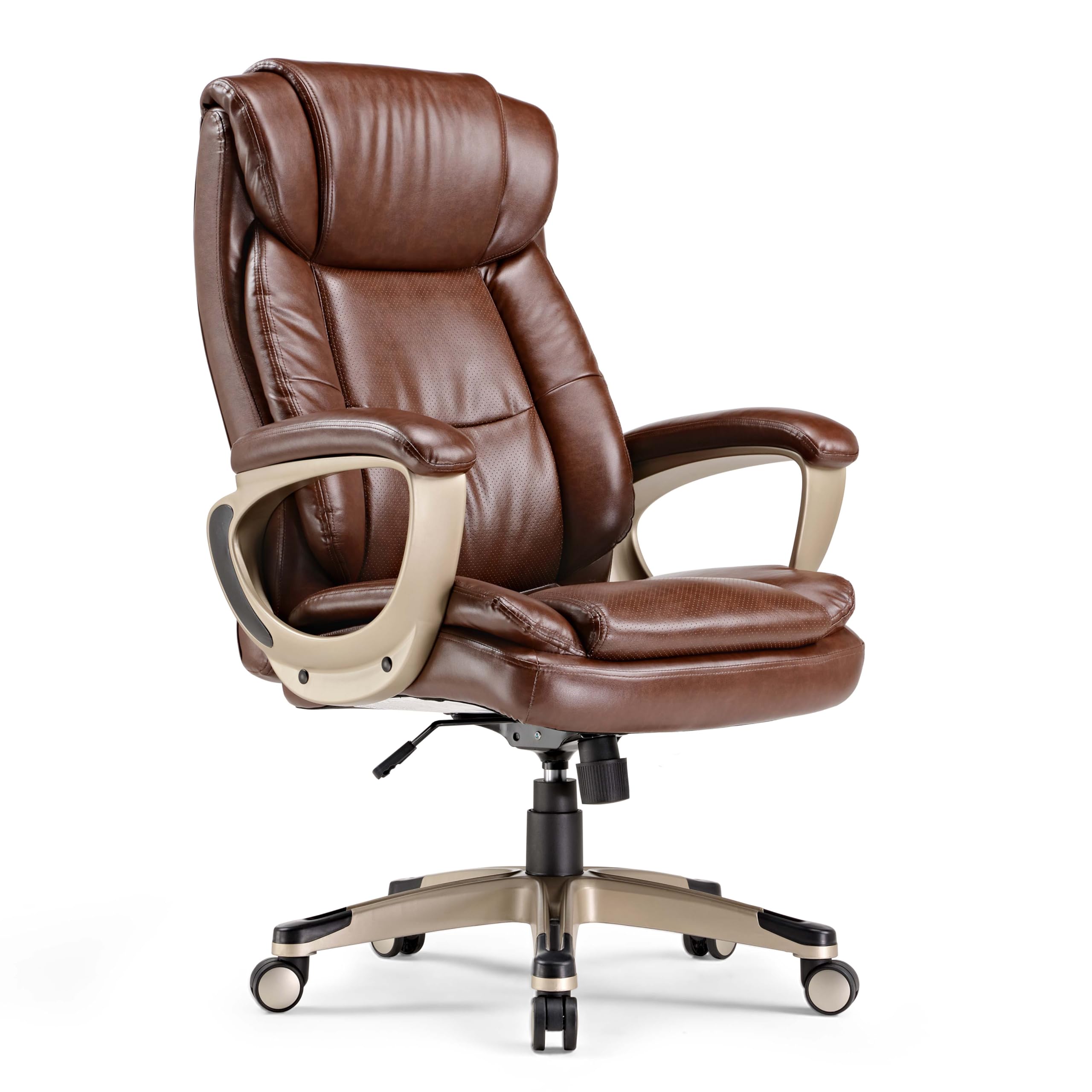 EUREKA ERGONOIC Sedia Ufficio, Sedia Scrivania in Pelle PU con