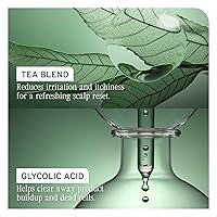 Vista 5 de Biolage Scalp Sync Calming Shampoo - Gently Cleanses Dry & Sensitive Scalps, Hydrates & Soothes, Fermented Tea Blend & Glycolic Acid, Vegan &