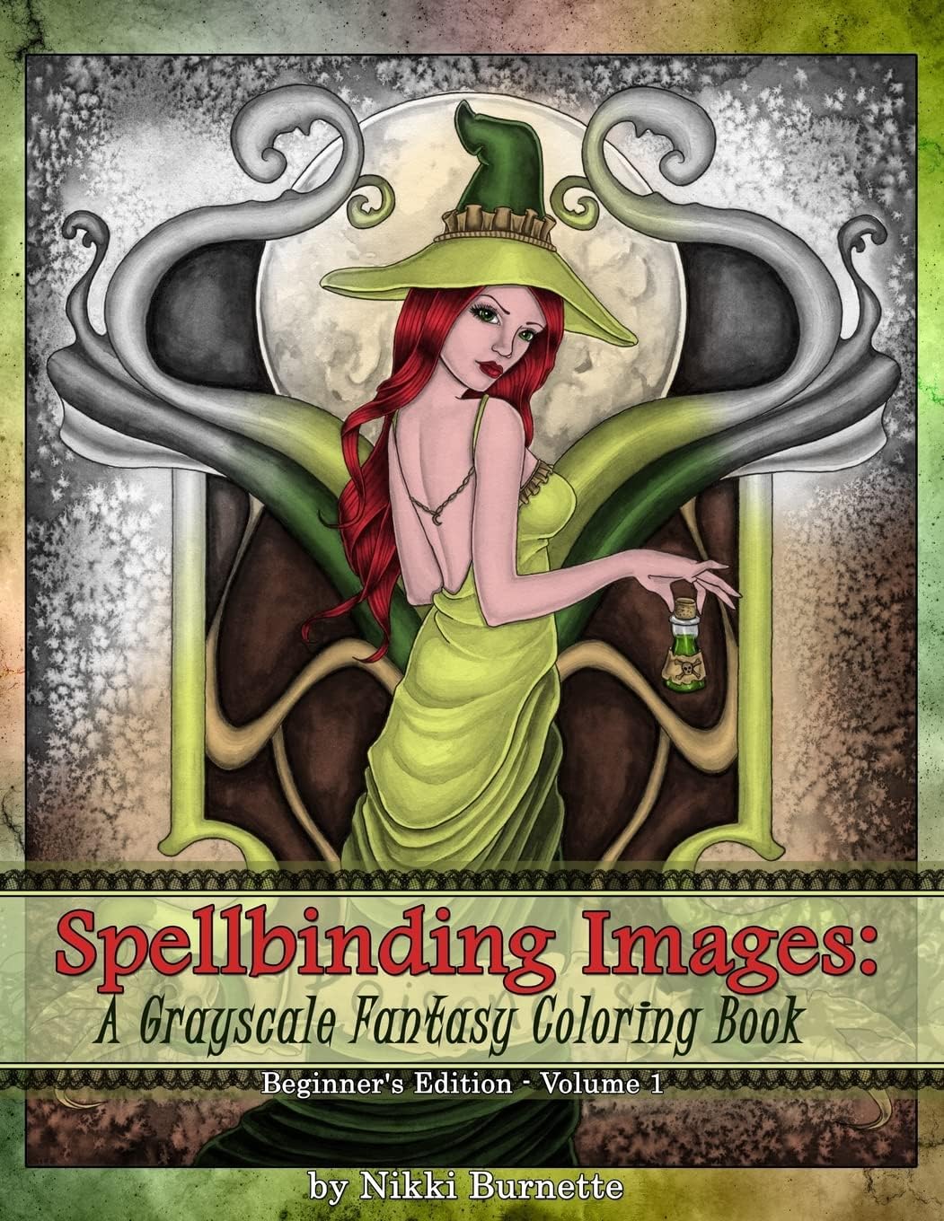 Spellbinding Images: A Grayscale Fantasy Coloring Book: Beginner's Edition