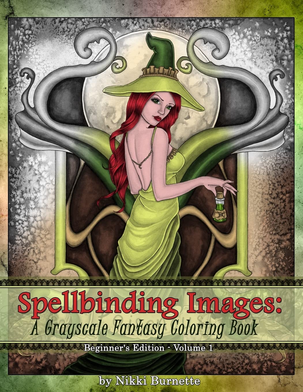 Spellbinding Images: A Grayscale Fantasy Coloring Book: Beginner's Edition: Volume 1