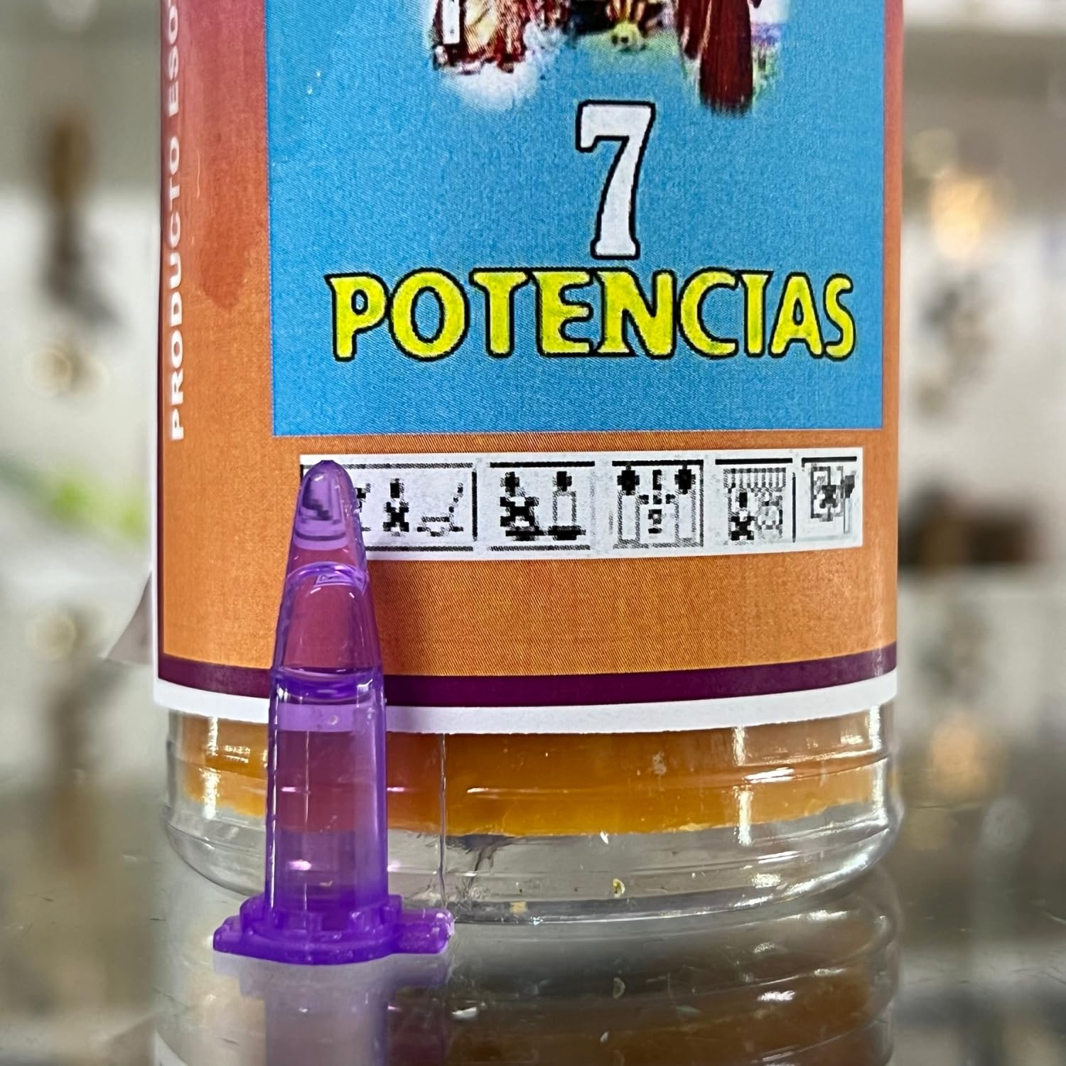 Velón de las 7 Potencias para Cualquier Tipo de Petición | Vela Especial con Aceite y Oración para Peticiones de Paz, Pasión, Amor, Riqueza, Protección, Salud, Sabiduría, Transmutación y Prosperidad.