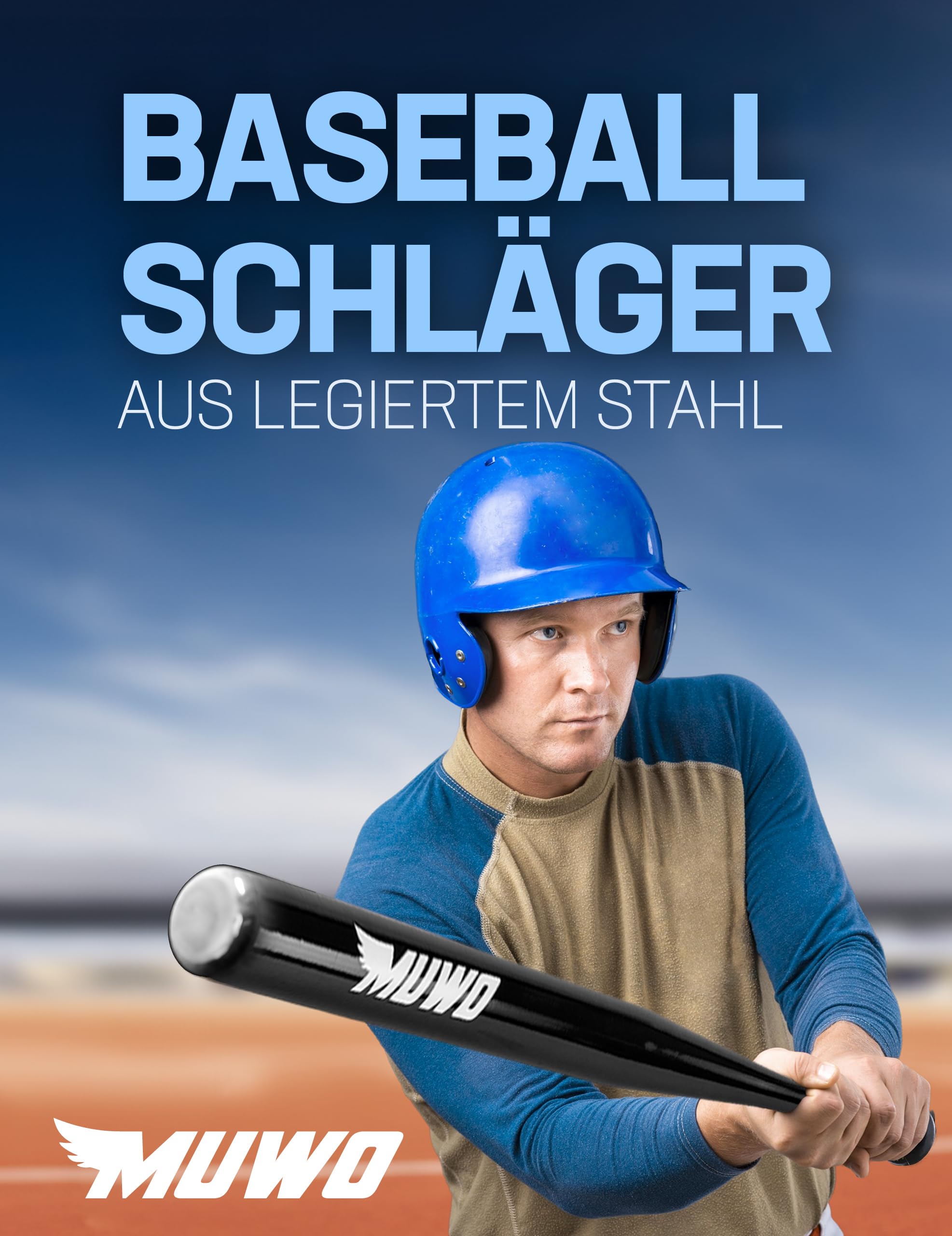 Mazza Da Baseball In Alluminio Leofla - Per Softball, Manico Antiscivolo - Vari Colori, Taglia Media - Foto 6