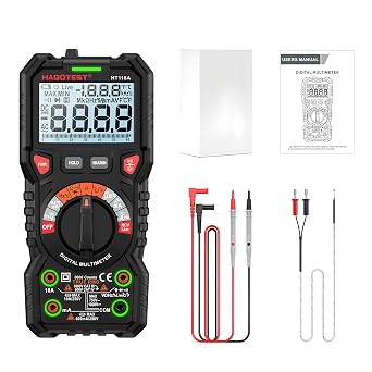 Digital Multimeter HT118A Ture RMS 1000V AC/DC 6000 Counts Voltmeter Auto Range NCV Hz Diode ohm Tester MultimetroHT118A