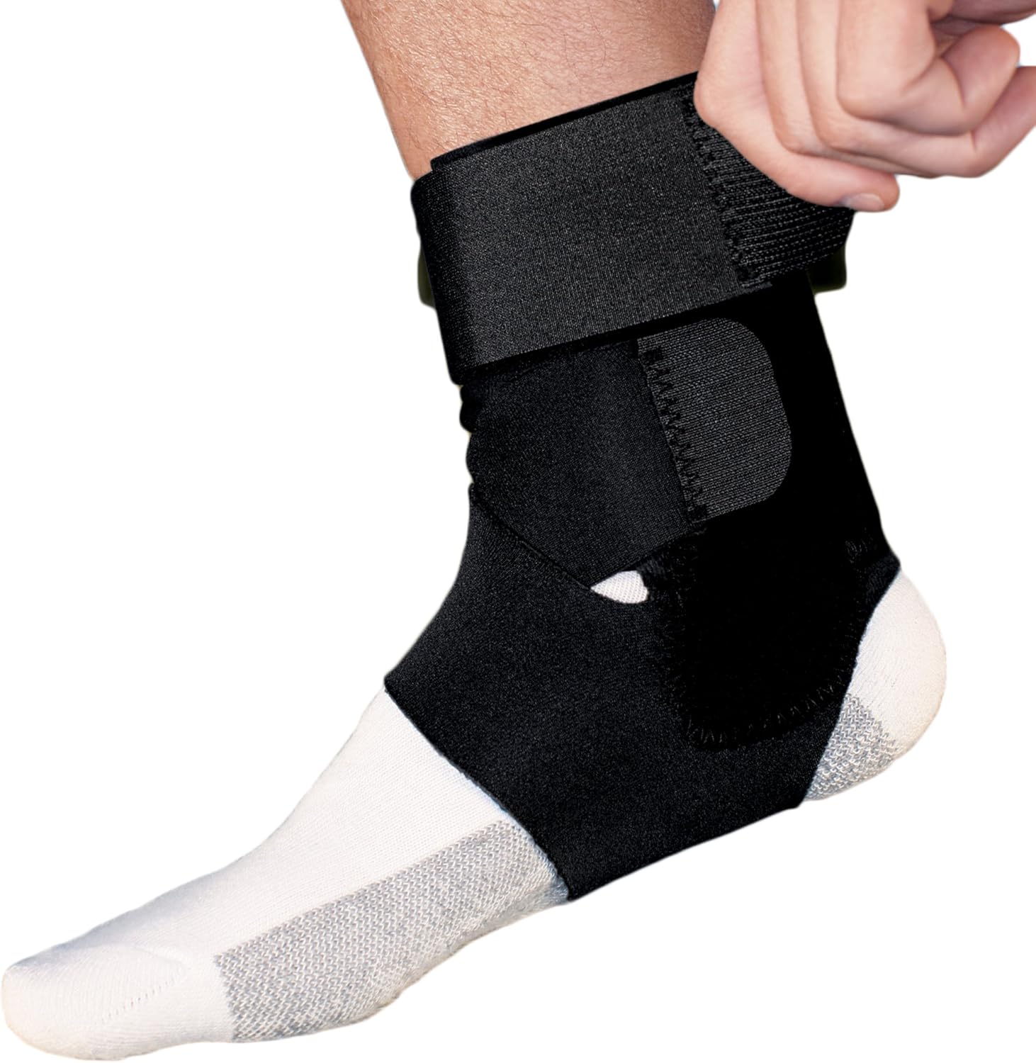 ACE-34-8708-7346-9 Brand Sport Deluxe Ankle Stabilizer, America's Most Trusted Brand of Braces and Supports, Satisfaction Guarantee-Black 1 Count (Pack of 1) ACE-34-8708-7346-9 Brand Sport Deluxe Ankle Stabilizer, America's Most Trusted Brand of Braces and Supports, Satisfaction Guarantee-Black 1 Count (Pack of 1)