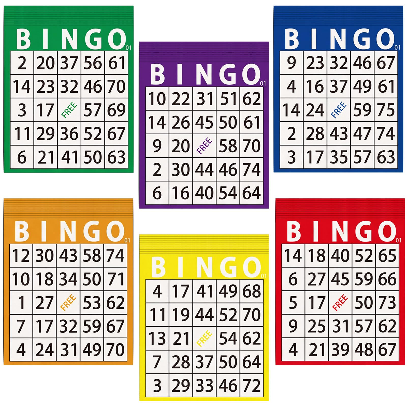 Msjuwek 60Pcs Bingo Cards 1-75 for Fun & Intellectual Development, Reusable Shutter Slide Bingo Sheets, Wipeable Bingo Game Set for School, Office, Gatherings, Travel, Camping & Home