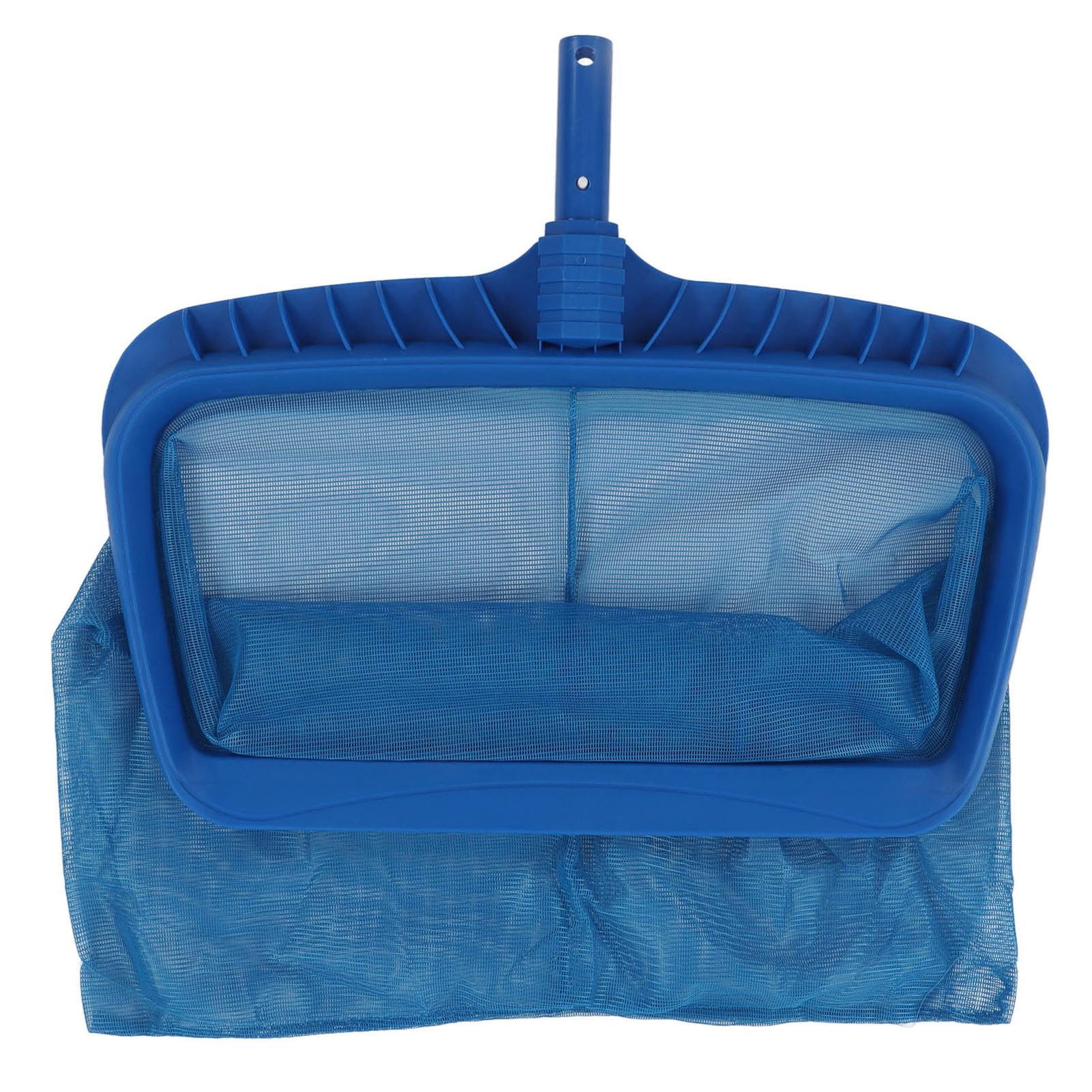 Brrnoo Red Skimmer de Piscina Pesada Azul, Malla Fina para Hojas y Escombros, Marco de Plástico Resistente, Compatible con la Mayoría de los Mangos de Aluminio, Ideal para Limpieza