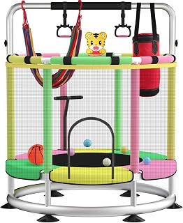 Kleinkinder-Trampolin 140 cm mit Spielkorb