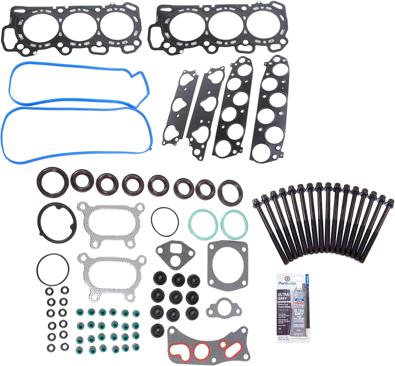 CPWK148 Head Gasket Set Bolt Kit Fits: 05-08 Honda Pilot 3.5L V6 SOHC 24v J35A7 J35Z1