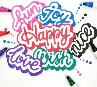 Kuretake TC-6100/6V Water-Based Pen ZIG Clean Color Dot 6 Colors
