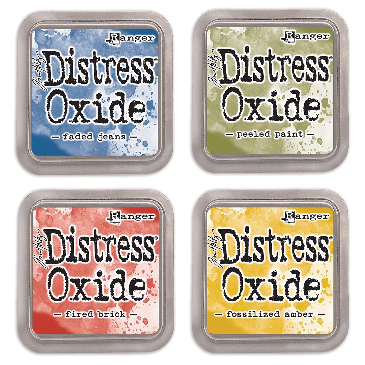 Amazon.com: Ranger Tim Holtz Distress Oxide Bundle of 4 Ink Pads
