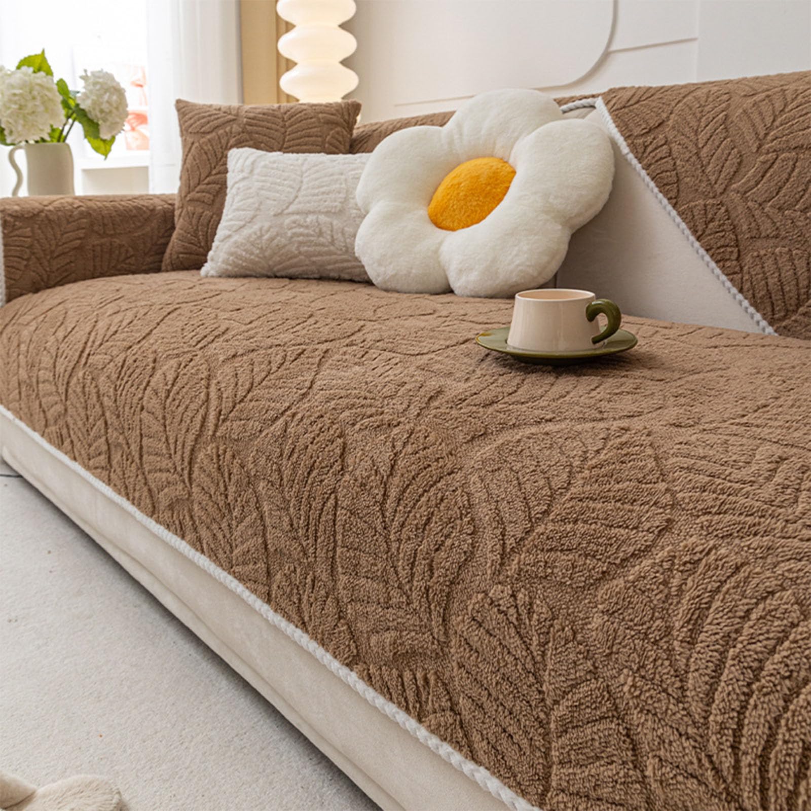 Velours de coton doux pour housse de canapé haut de gamme