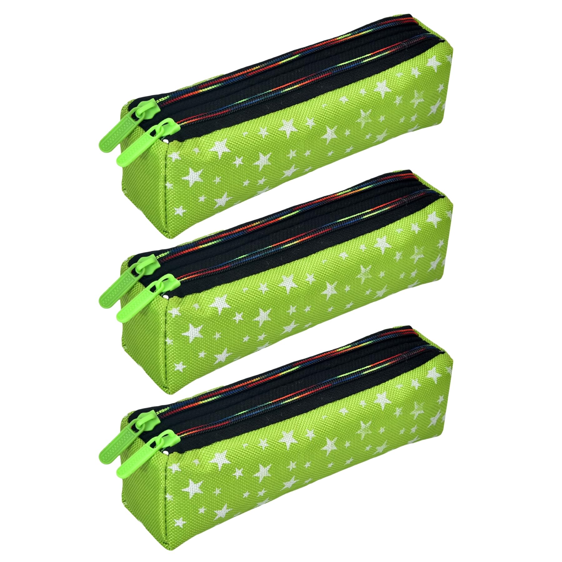 Heart Home Pencil Pouch|Rexine Stationary Pouch|Pencil Utility Pouch|School Pencil Case for Kids|Pen-Pencil Box for Kids|2 Zipper Pencil Organizer|Star Pencil Pouch|Pack of 3|Green (B0CPFMGMWG) Amazon Price History, Amazon Price Tracker