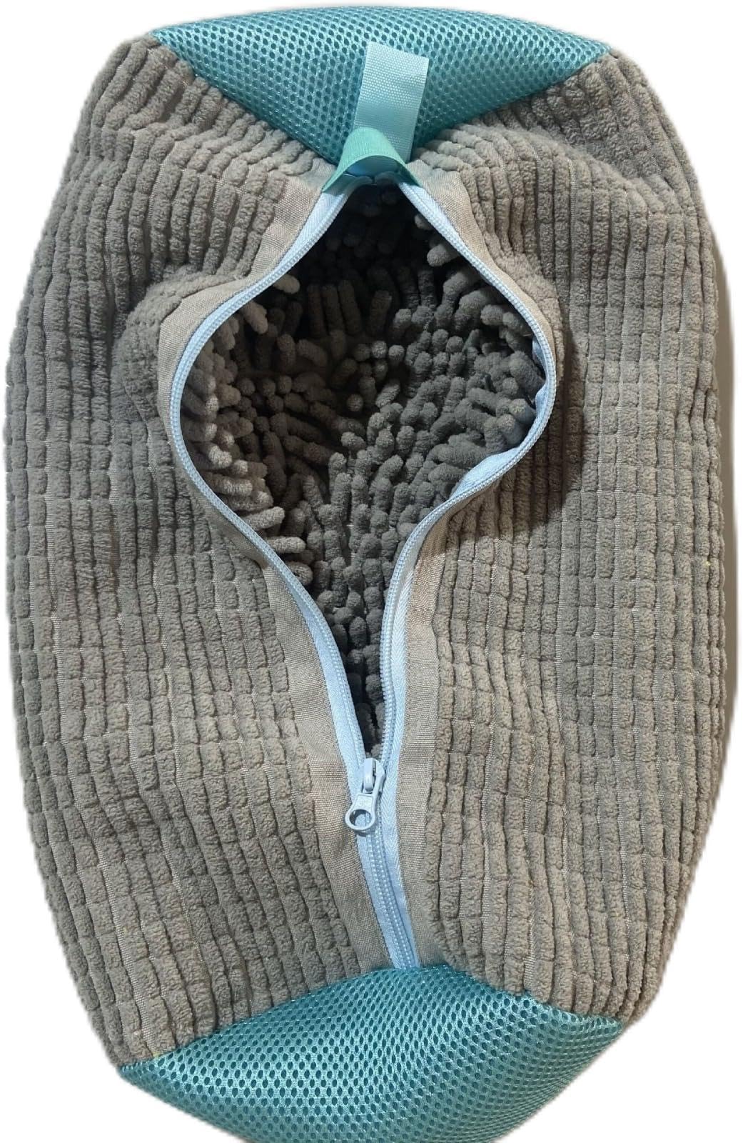 Reusable Shoe Wash Bag for Washing Machine with Hidden Zip and 360° All-Round Cleaning, Trainers and Running Shoes Laundry Bag, Durable & Portable