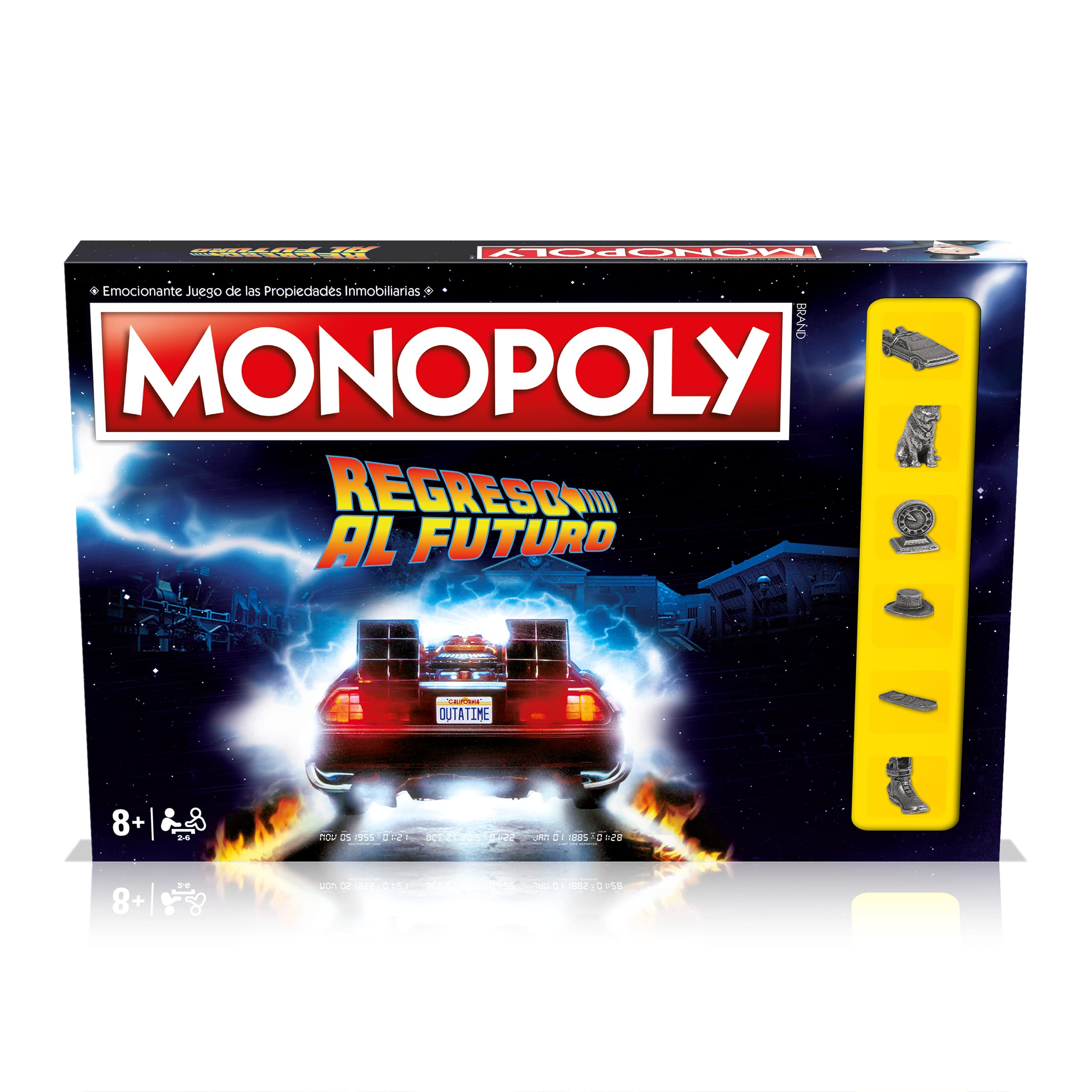 Monopoly Regreso al Futuro - Juego de Mesa de Las Propiedades Inmobiliarias - Versión en Castellano