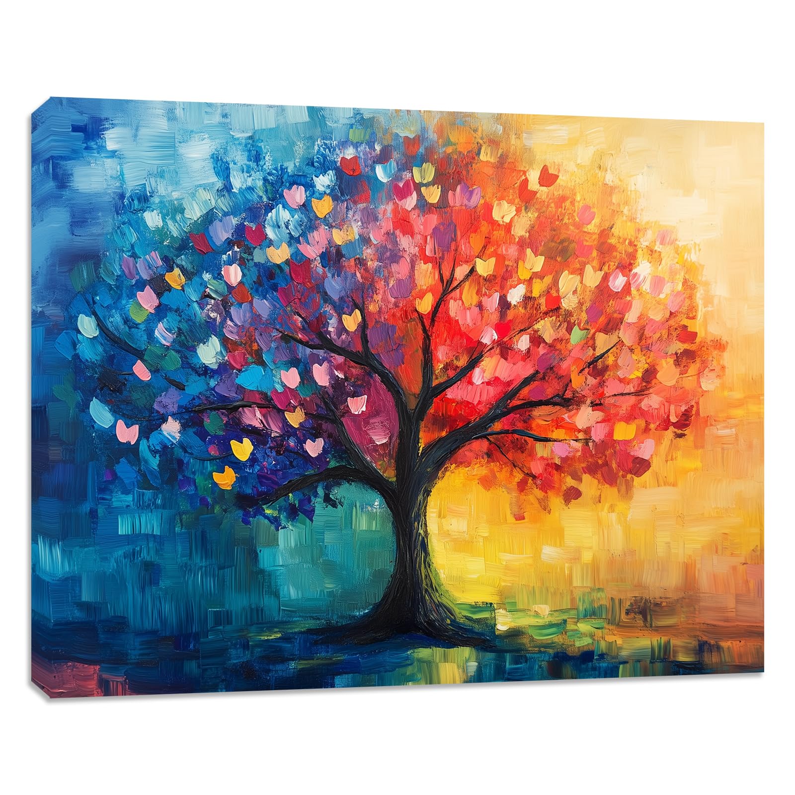 Landscape Wall Art Landscape Wall Decor Framed Wall Art Office Wall Decor Wall Painting 18"x24"