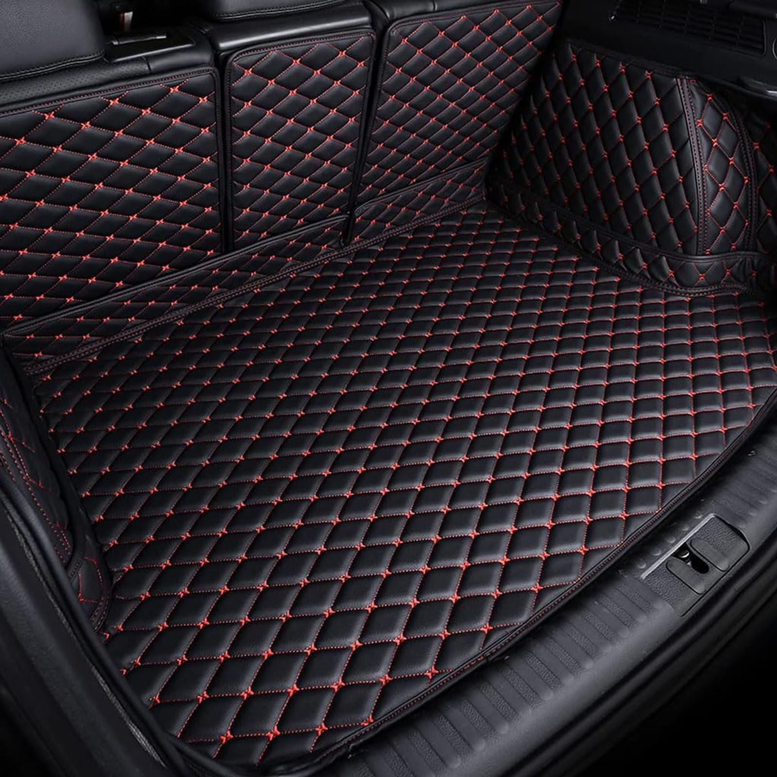 Motario Car Leather Trunk Mat Boot Liner for BMW M1 M2 M235 M240 M3 M340, All Weather Full Coverage Protection Pad Waterproof Accessories