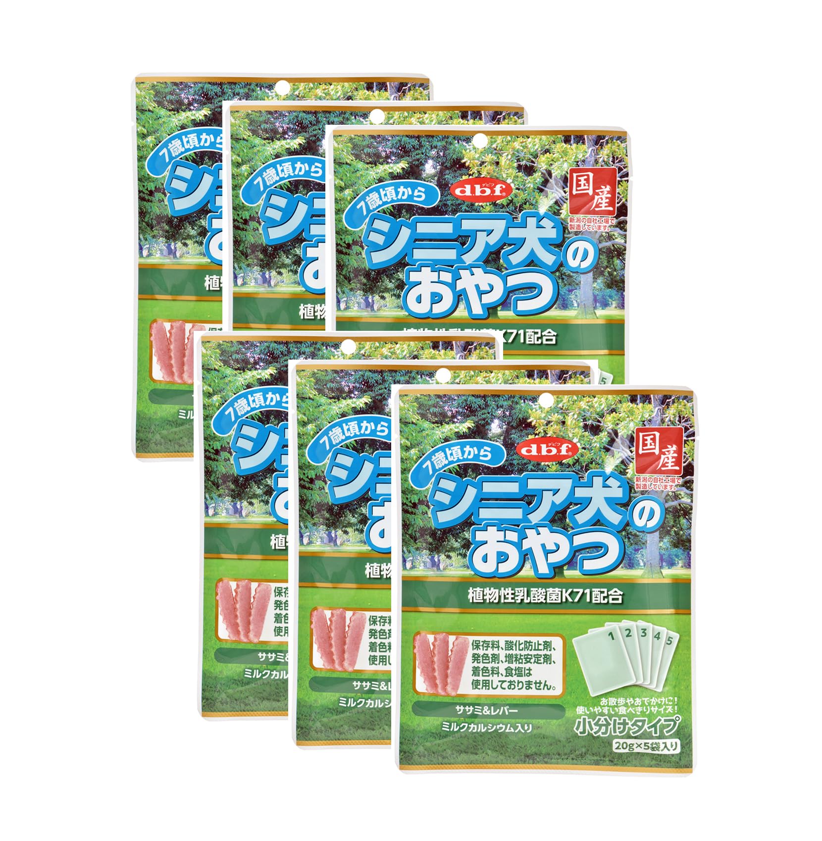 Amazon | デビフ シニア犬のおやつ植物性乳酸菌K71配合 100g×6個