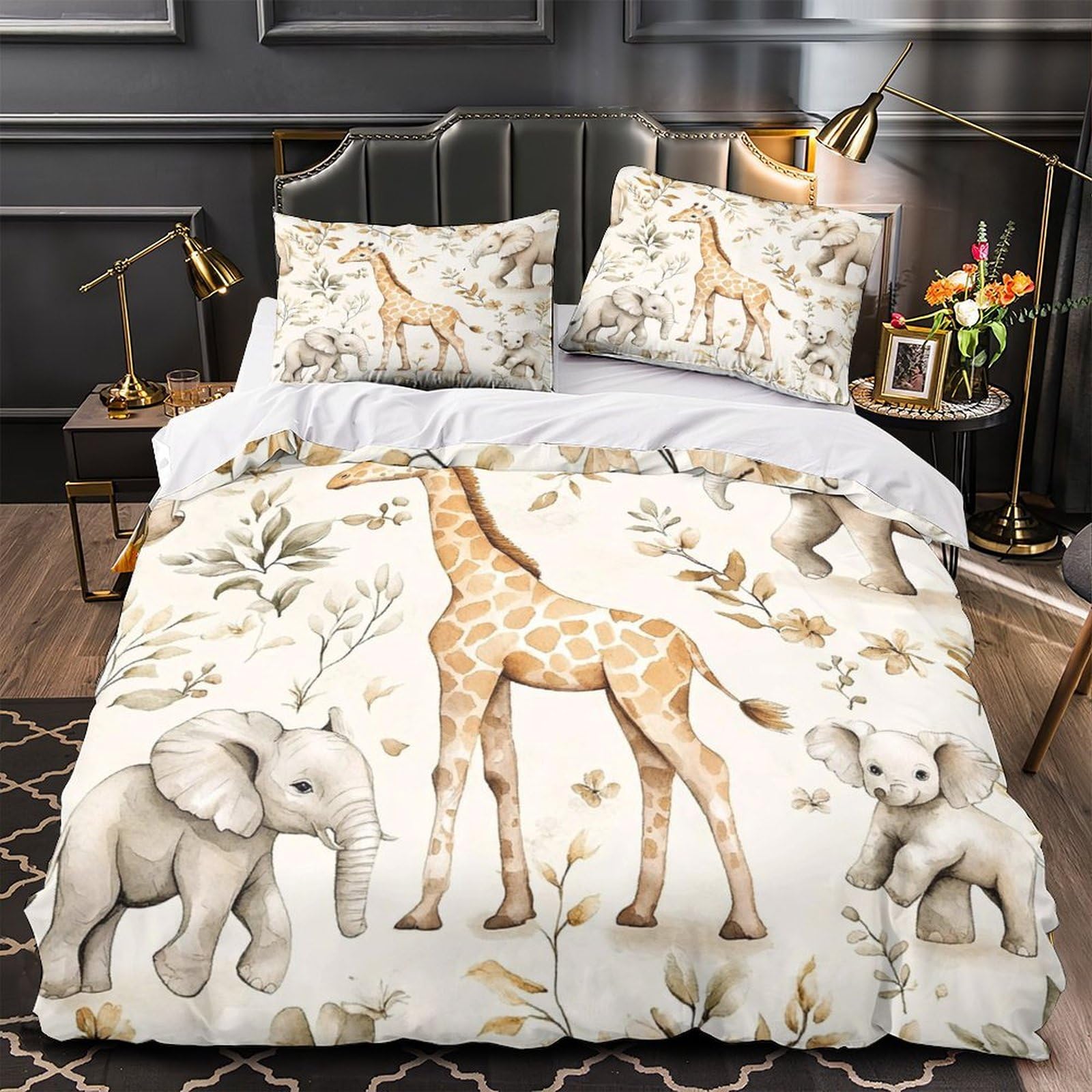 Housse de couette animaux 3D pour décorer la chambre de vos enfants
