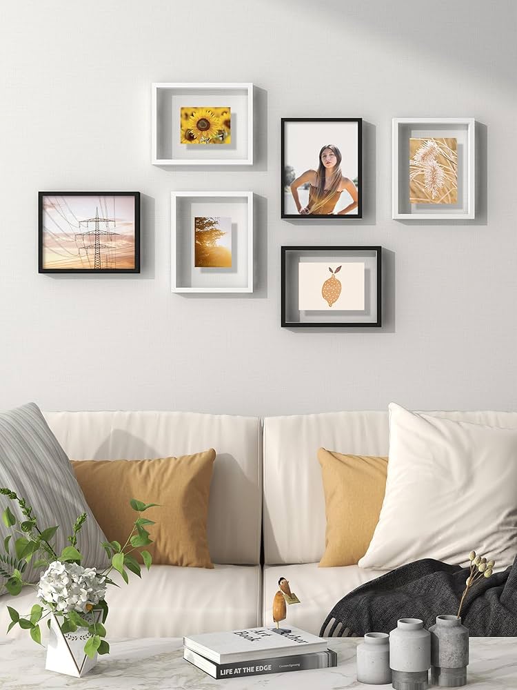 Amazon.co.jp: 写真フレーム 透明 両面ガラス ディスプレイ 2L A5 6