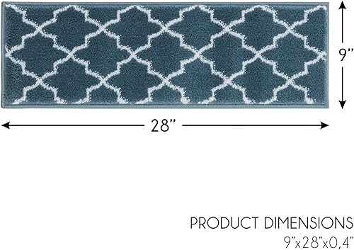 Miniatura 3 de SussexHome - Tiras para escaleras de escalera, 100% polipropileno, para escaleras interiores, fáciles de instalar, con doble cinta adhesiva, seguro,