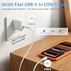 Cable de Carga USB C a USB C para Apple iPhone 17/16/15 Cargador Rápido 6 pies Largo USBC a USB-C Cable de Alimentación para iPhone 17/16 Pro/Pro Max/Air, MacBook Air 13 pulgadas/iPad Pro/Air/10th/4/5 Tipo C Paquete de 2 6 pies 60W 5