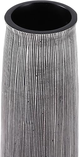 Miniatura 8 de Leewadee - Florero negro para hierba de las pampas, florero grande para decoración del hogar, 12 pulgadas, resina