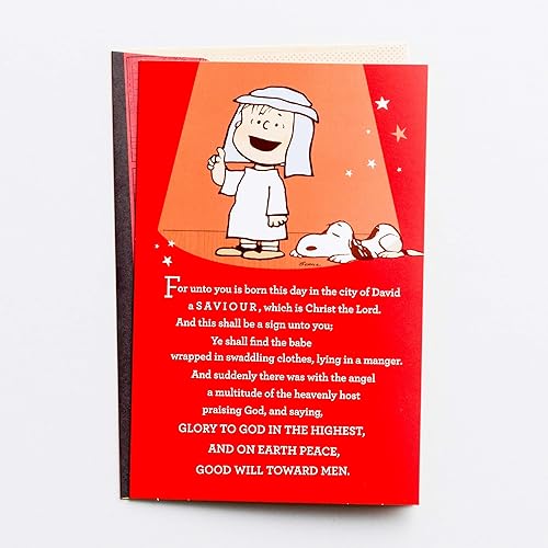 Miniatura 4 de DaySpring - Peanuts That's What Christmas is All About Charlie Brown - 18 tarjetas navideñas premium en caja, KJV