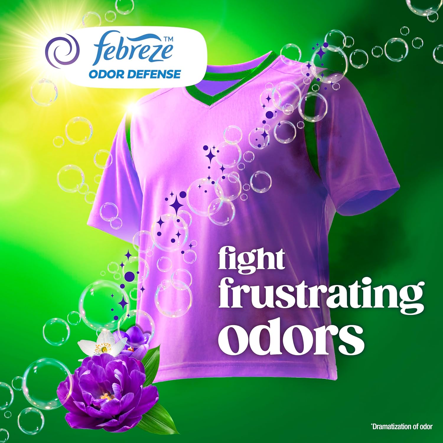 Gain Flings Laundry Detergent Pods Odor Defense + Color Guard, Moonlight Breeze Scent, 3 in 1 HE Detergent Pacs with Oxi Boost and Febreeze, 112 Count (Packaging May Vary)