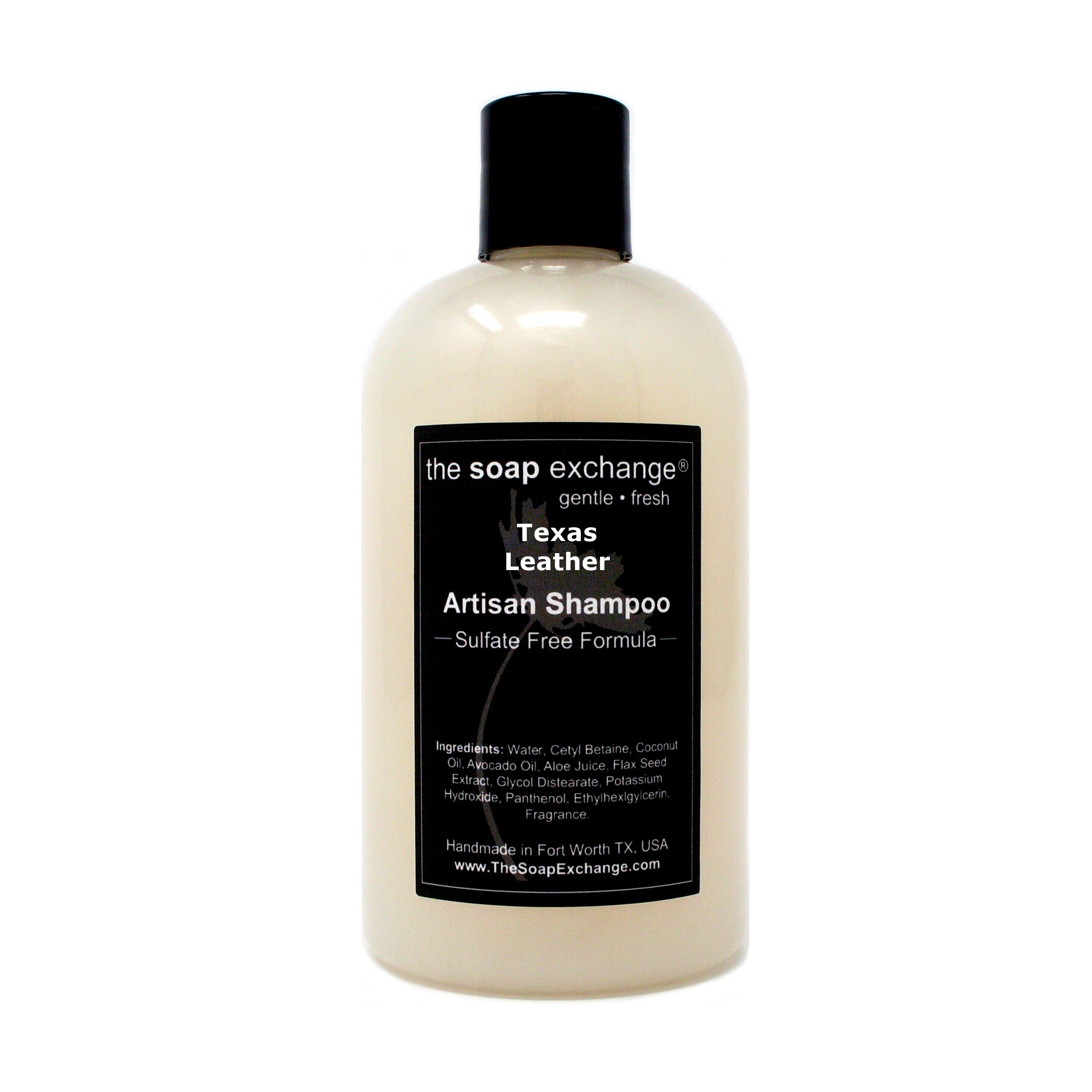 Amazon.com : The Soap Exchange Hair Shampoo - Texas Leather Scent