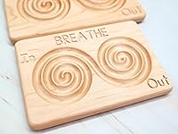 Vista 8 de Breathing Board, Finger Labyrinth, Breathing Tool, Meditation Labyrinth, Peace Corner, Montessori Peace, Handheld Labyrinth, Hand Labyrinth
