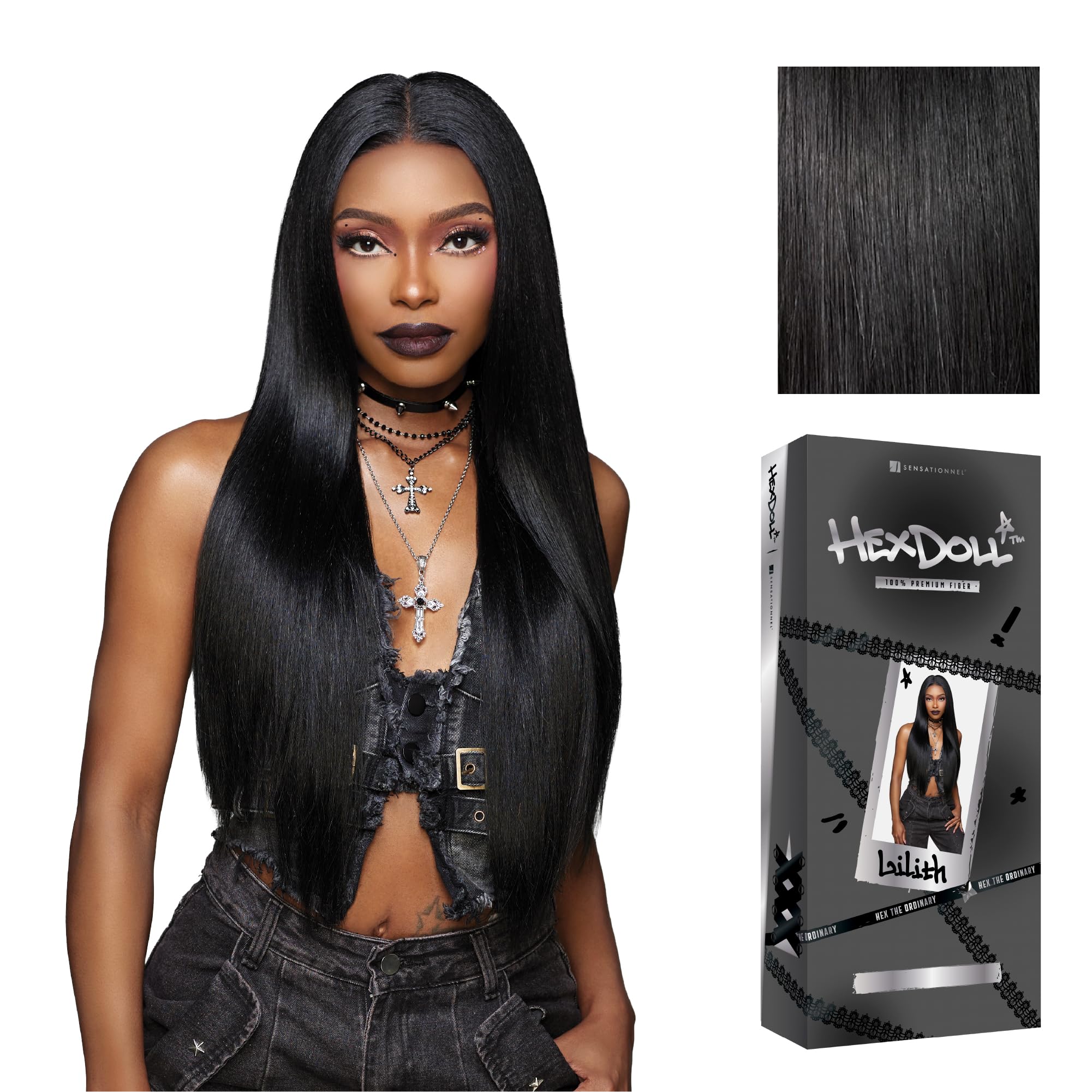 Amazon.com : Sensationnel HexDoll 13X4 Lace Wig - Lilith