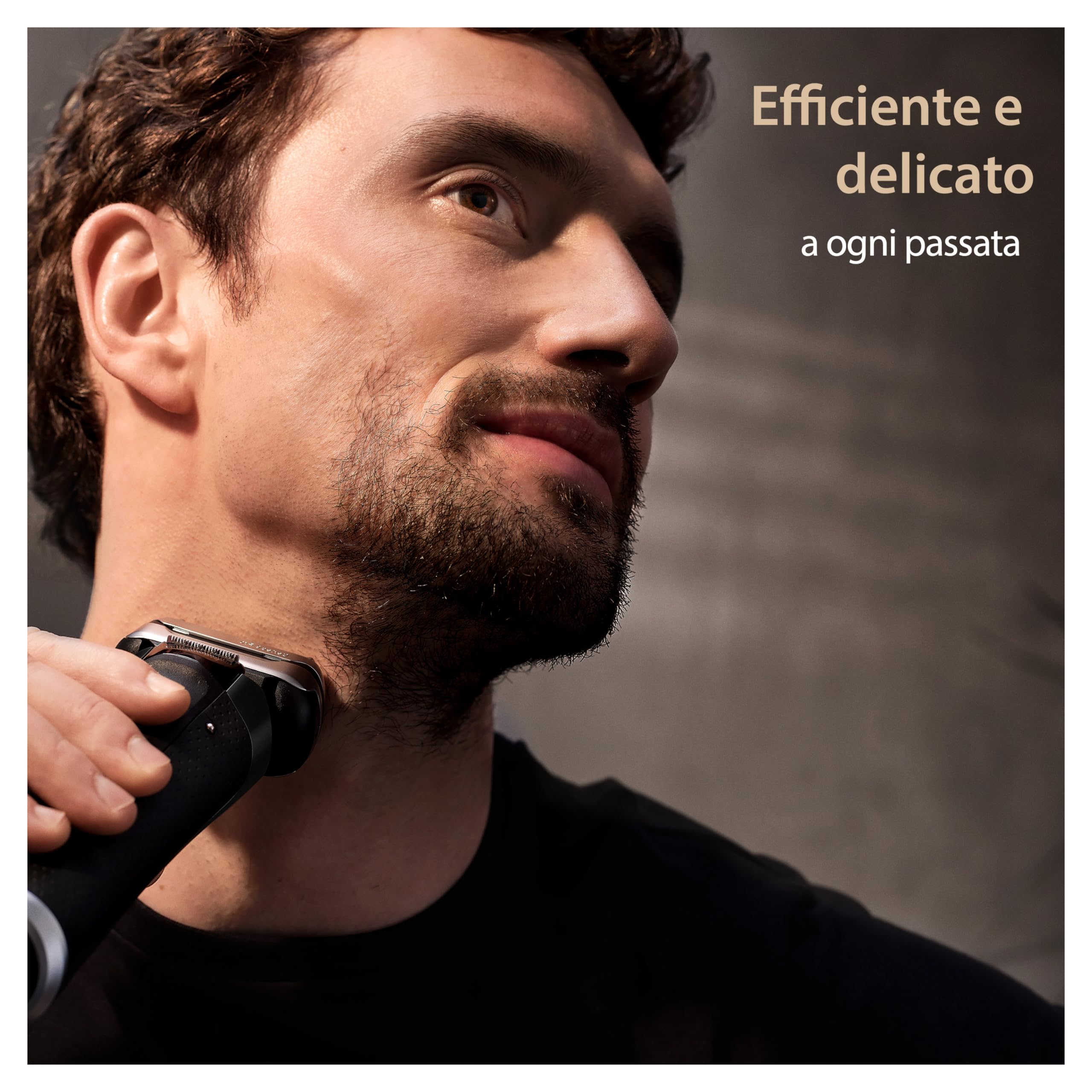 Braun Series 9 PRO+ Rasoio Elettrico Barba, 5 Elementi Di Rasatura Professionali E Rifinitore Di Precisione Pro, Base di ricarica, Wet & Dry Con 60 Minuti Di Utilizzo, Prodotto In Germania, 9510s,