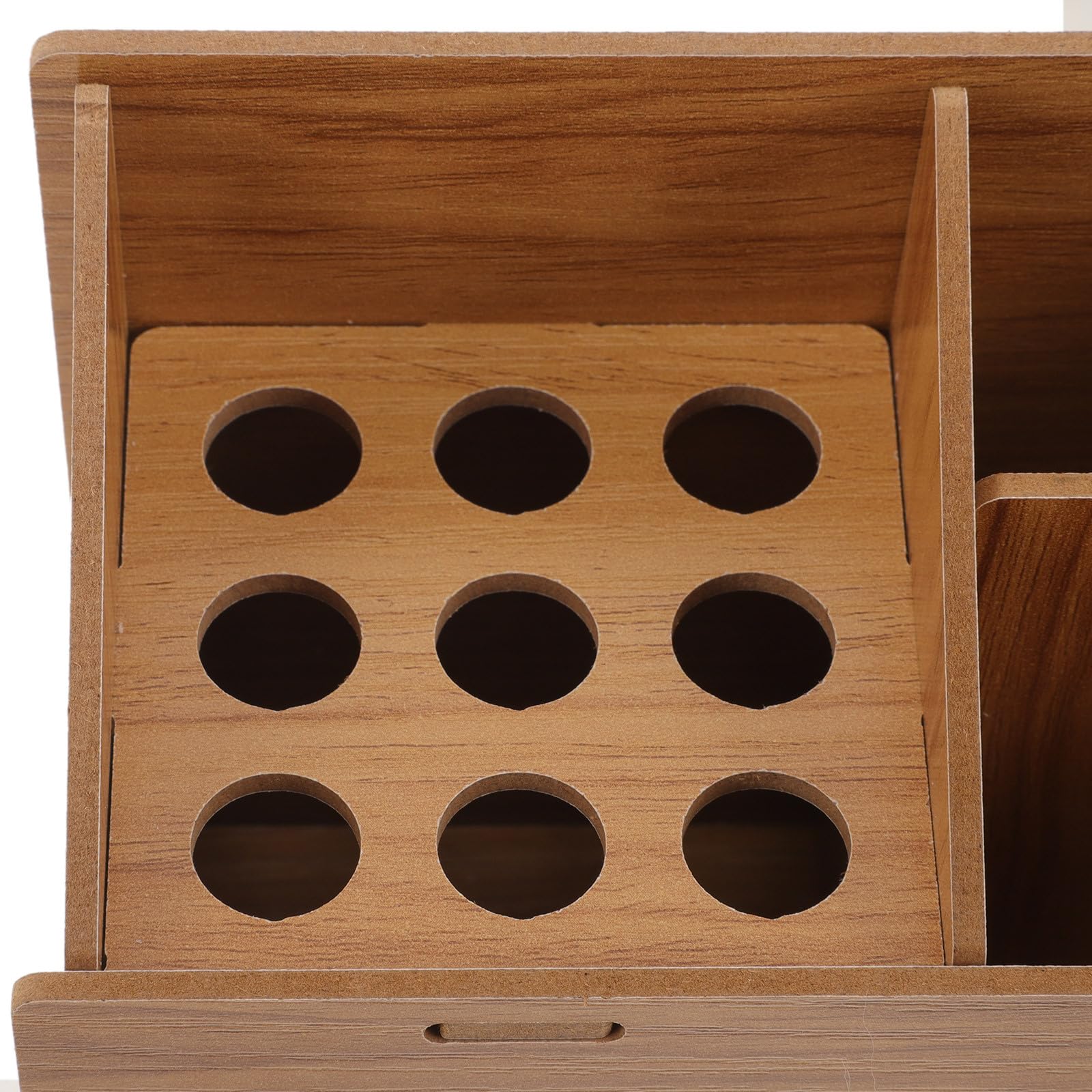Operitacx Organizer Soluzione Versatile in Legno per Strumenti da Porta Pettini e Forbici Design Creativo per Saloni