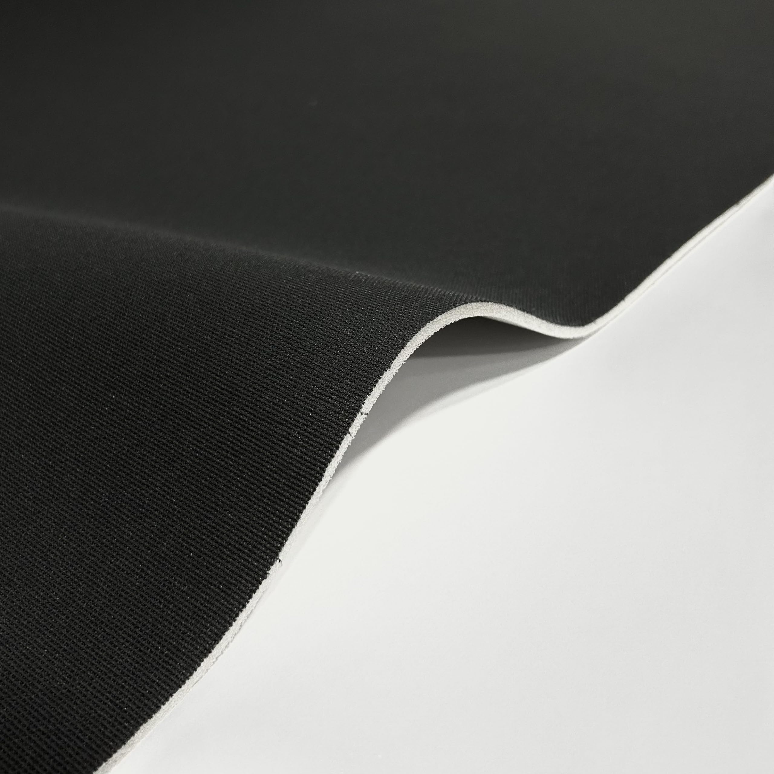 Tissu Ciel De Toit Auto 200x150 Cm | Feutre Noir 4 Mm | Revêtement Intérieur Voiture, Camping-car, Bateau | Isolant Phonique Et Thermique