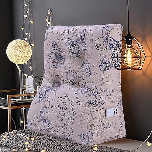 Miniatura 3 de Roner Headboaard - Almohada de lectura con respaldo elevado, cuña grande para adultos, 100 % algodón, para sentarse en la cama, soporte para