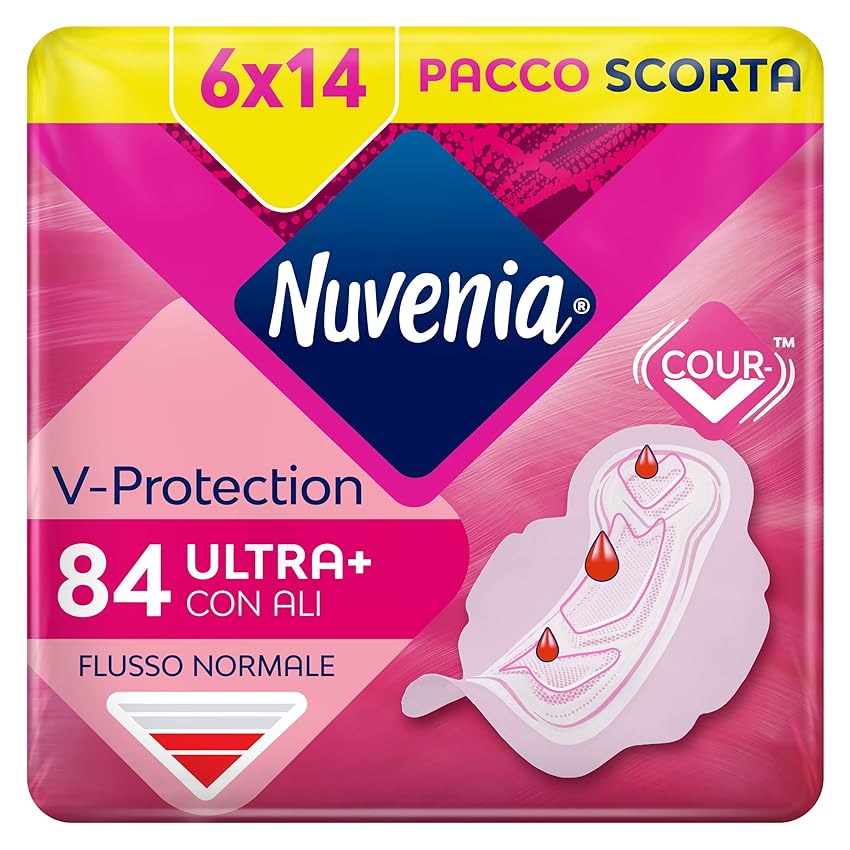 Immagine del prodotto NUVENIA Ultra Ali 84 assorbenti, 6 confezioni da 14 assorbenti