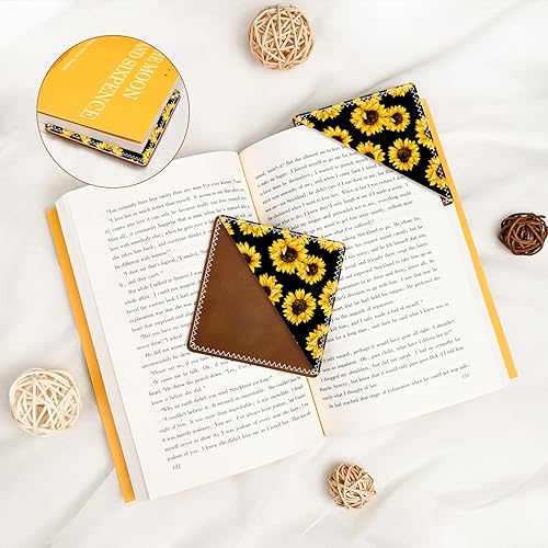 Miniatura 4 de Marcadores de cuero personalizados, accesorios divertidos y lindos para los amantes de la lectura, marcadores de página irrompibles para mujeres,