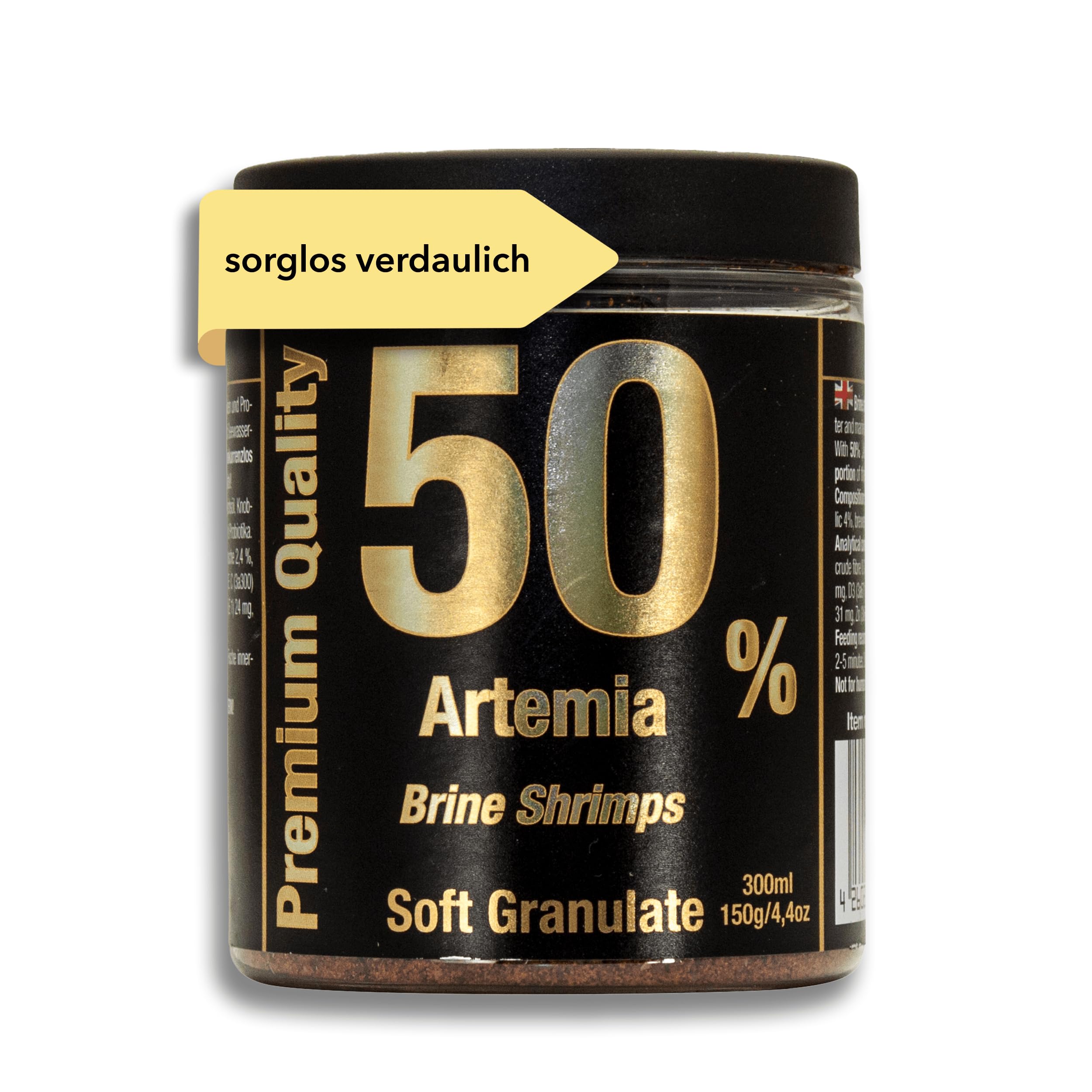 Granulé pour Discus Artemia Brine Shrimps Soft Granulés 150 g