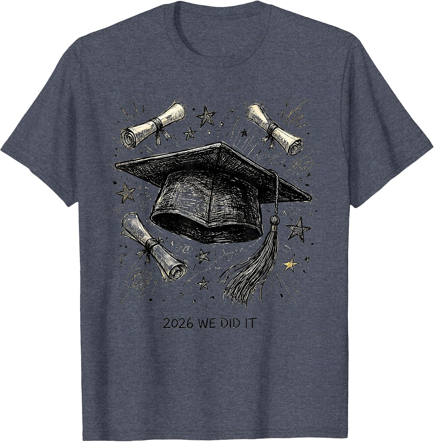 Class of 2026 We Did It Graduation Design T-Shirt image 3