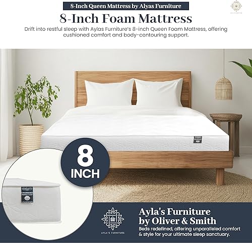 Miniatura 2 de Colchón de espuma individual de 6 pulgadas, soporte reflejo de alta densidad, espuma viscoelástica cómoda, ecológica y transpirable, sensación firme