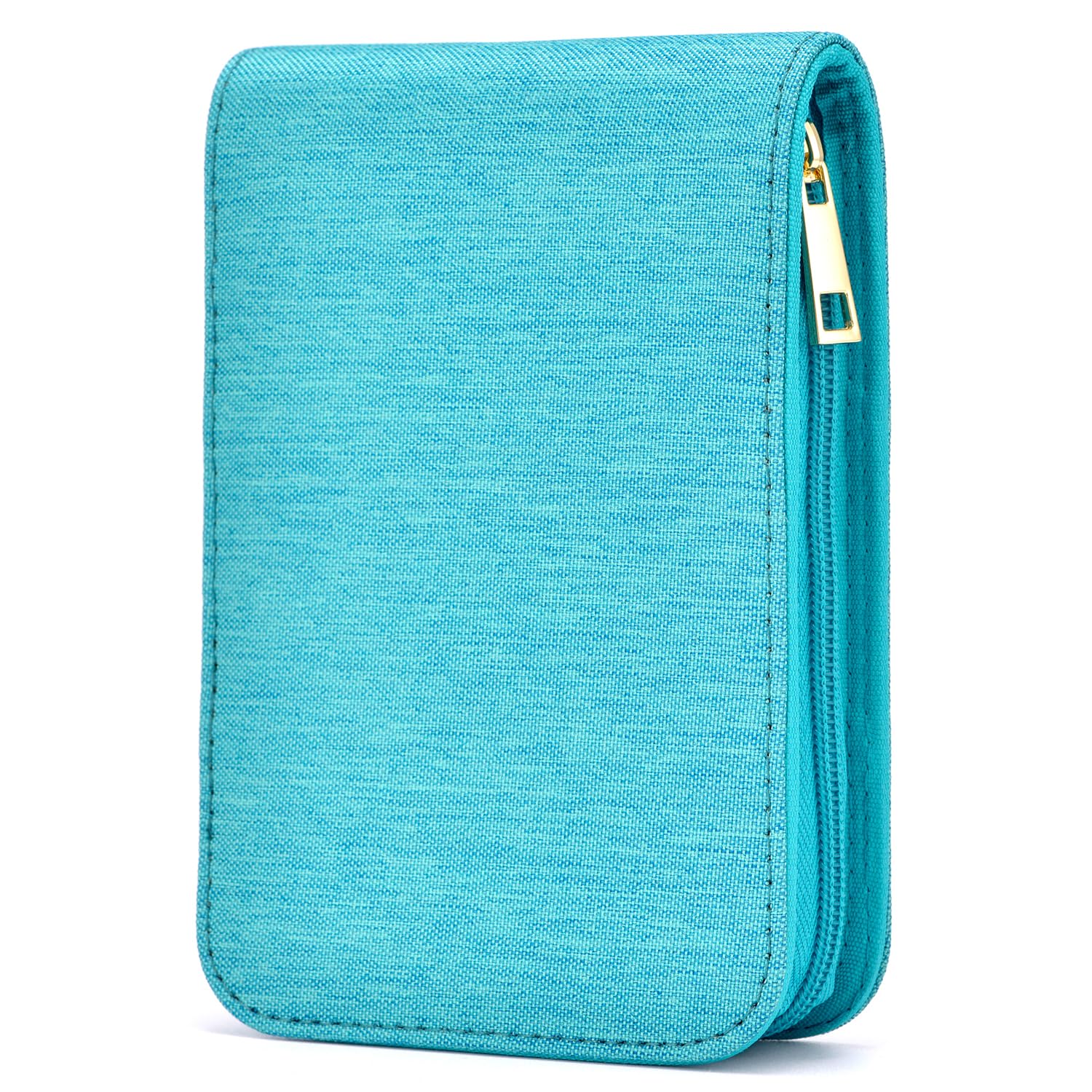 Lanxivi 12 Fountain Pen Case Rollerball Pen Case Pen Holder Organizer Bag, Turquoise โ image 1