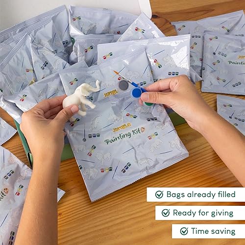 Miniatura 10 de BONNYCO Paquete de 16 recuerdos de fiesta de dinosaurios para niños, paquete de 16 recuerdos de fiesta para niños, bolsas de regalos de dinosaurio,