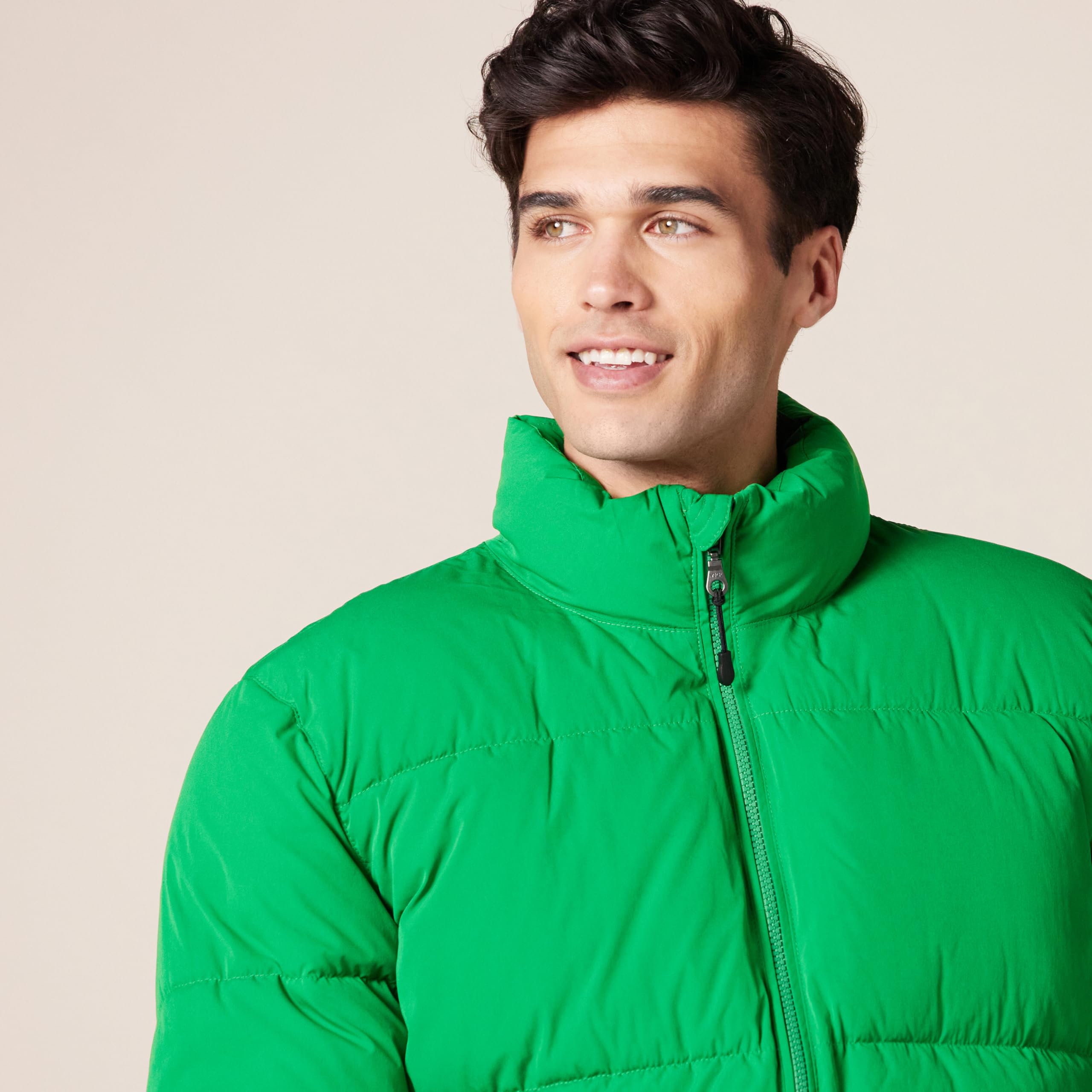 Amazon Essentials Mężczyźni Mock Neck Puffer (dostępny w dużych i wysokich)