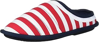 Dearfoams Unisex-Baby Kids Toddlers Patriotic Americana Clog for 4th of July Slipper, Stars and Stripes, 9-10 Toddler Medium US Toddler