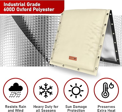 Miniatura 6 de Redford Supply Co. Cold Snap - Cubierta aislante para prevención de reflujo de doble pared personalizada (5 F) con apertura de 3 vías - Cubiertas de